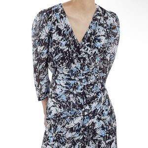 The Kooples Firework Printed Metallic Mini Dress (NWT)